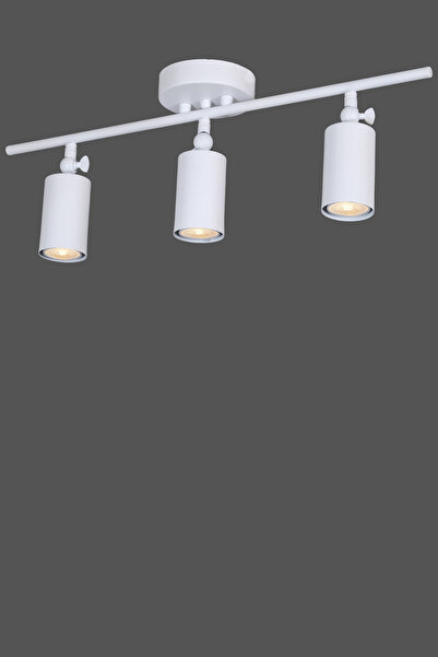 Fer Avize Spoti Modern Tasarım Beyaz Renk (GÜN IŞIĞI) Spot Ledli Sıralı Cafe ...