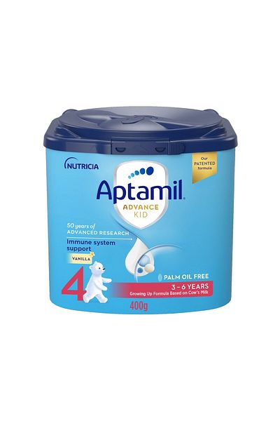 Aptamil Advance Kid Stage 4 Growing Up Formula Vanilla Flavour From 3-6 Years 400 g