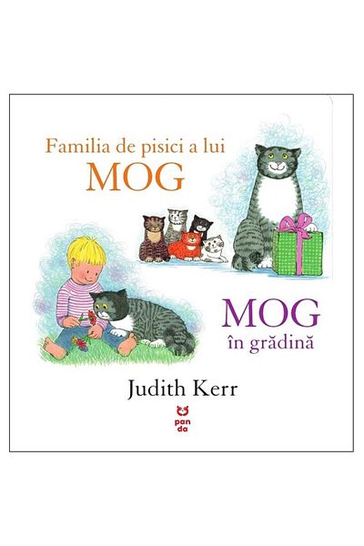 Pandora Mog's cat family. Mog in the garden