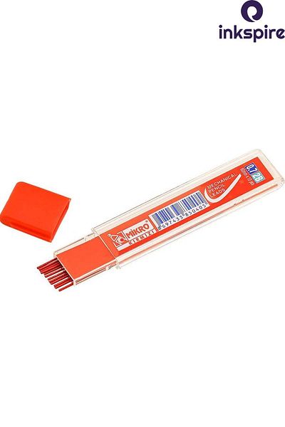 inkspire 0.7 Pen Tip Red Color 60 mm 20Li 12 Pack Micro 0.7 2B Red Writing Mechanical Versatile Pen Tip