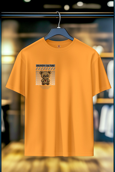 BookOrBook Μπλουζάκι Broken Culture 100% βαμβάκι Premium Quality Back με τύπωμα