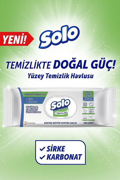 Seddar Collection Surface Cleaner Towel Eucalyptus Glass Breeze 100Pcs 3 Pieces