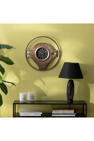 BOLTZE HOME Racing wall clock, Boltze, metal, vintage, diameter 50cm