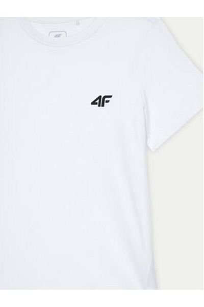 4F Tricou băieți 4FJWMM00TTSHM1626 Alb
