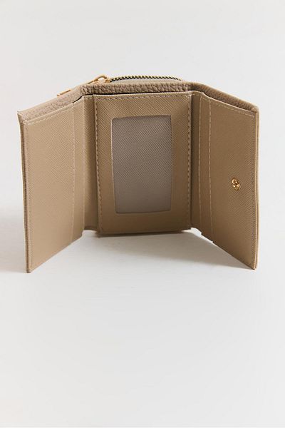 Raneel Kazançlı Alışveriş Mini Wallet Mink with Zippered Pocket Cover