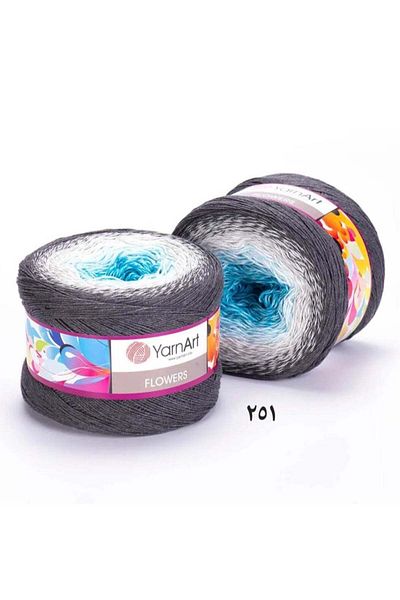 Yarnart Yarn Art Flowers Turkish Threads 2 Spools