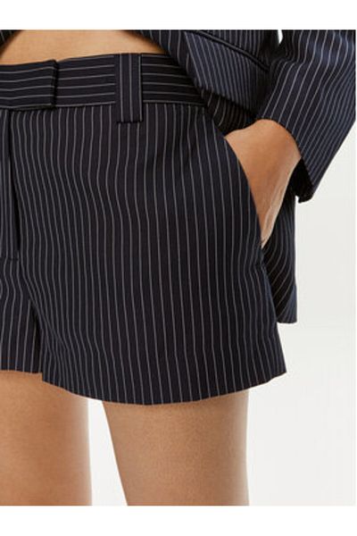 2nd Day Pantaloni scurți din material pentru femei 2ndday 2244165170 bleumarin