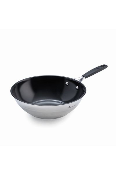 MasterPro WOK pan with non-stick coating SMART 28 cm silver