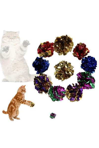 Universal Interactive toy for cats, 48 sparkling balls for any pet