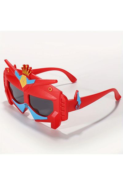 GlassySKY 1 Piece Children's Robot Sunglasses, Party Holiday Travel Photo Accessory Birthday Gift