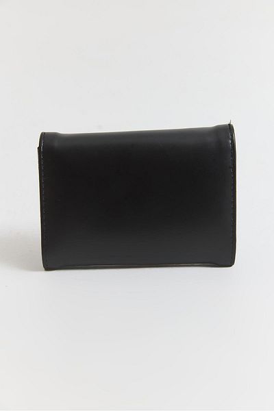Raneel Kazançlı Alışveriş Soft Textured Multi-Eye Closure Wallet Black