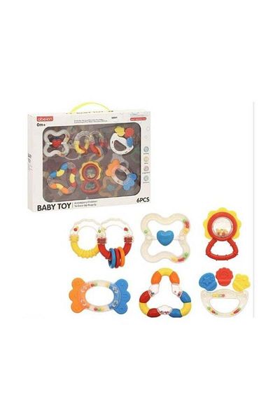 MARAH TOYS Multi-Shaped Rattles Set for Kids