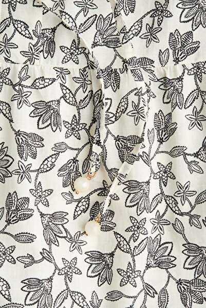 H&M Pamuklu Uzun Elbise