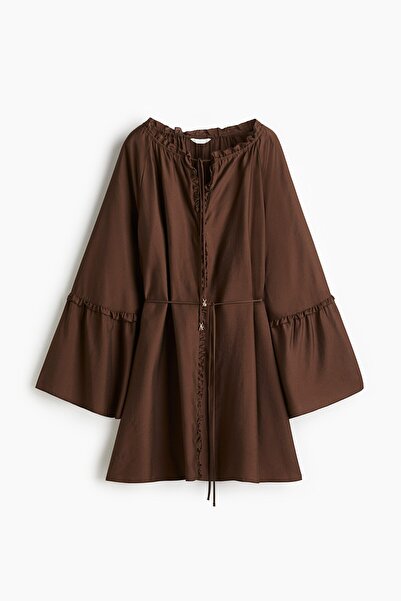 H&M Trompet Kollu Tunik Elbise