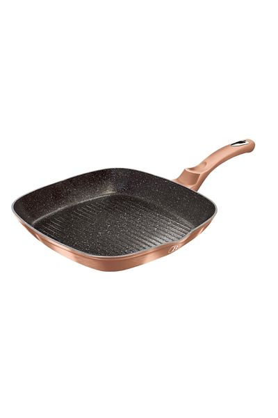 Berlinger Haus Marble surface grill pan 28 cm Rosegold Metallic Line