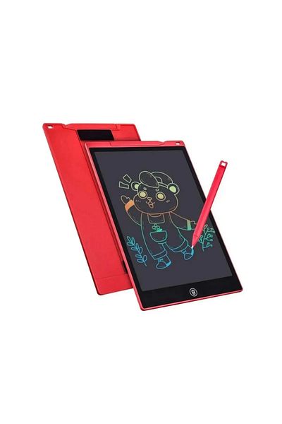 Primo Plus Lcd Writing Tablet Electronic Doodle Pad Home Office School Drawing Board (Red)