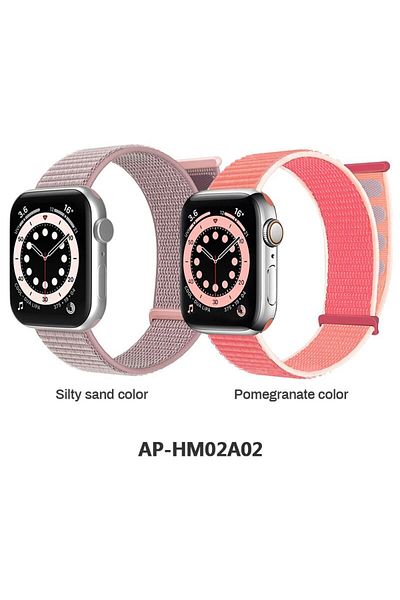 Choice 42 44 45 49mm AP-HM02A02 2 Packs Nylon Bands Compatible with Apple Watch 38mm 40mm 41mm 42mm 44mm 45