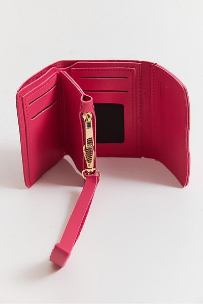 Raneel Kazançlı Alışveriş Multi-Eye Mini Wallet with Snap Closure Fuchsia