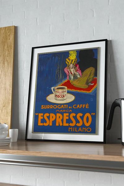 Taranist Χάρτινη αφίσα - Αφίσα καφέ Espresso Milano Vintage
