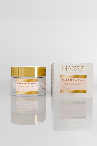 Maxos Natural Origin Lip Care, Repair & Protective Cream with Honey Extract 30ml