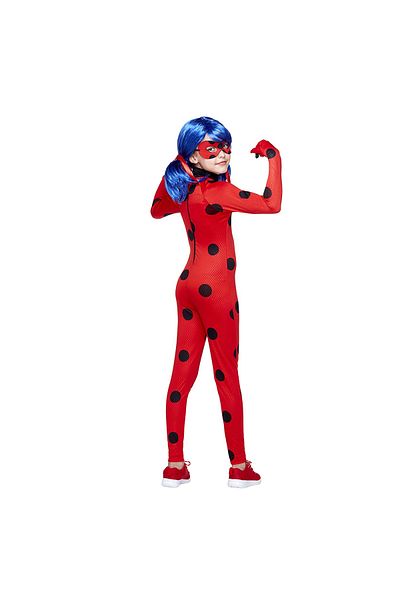 Depox IdeallStore Miraculous Ladybug costume for children, jumpsuit type, red