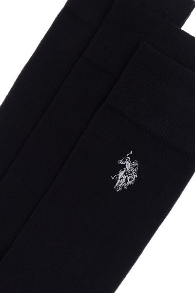 U.S. Polo Assn. Men's Black 3-Piece Socks 50311353-001