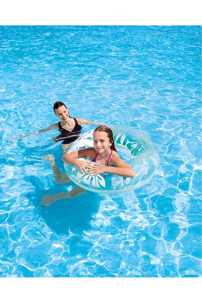 Intex Clear Tropical Color Inflatable Pool Swim Tubes (36 in in diameter)