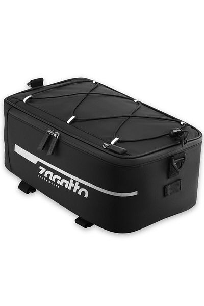 zagatto Thermal Bicycle Trunk Bag, 8L, Black, Waterproof, Rear Mount, Shoulder Strap, ZG955