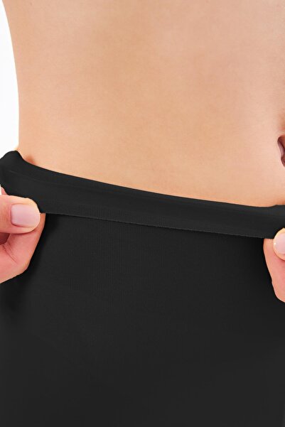 Cottonhill Black High Waist Laser Cut Women's Corset