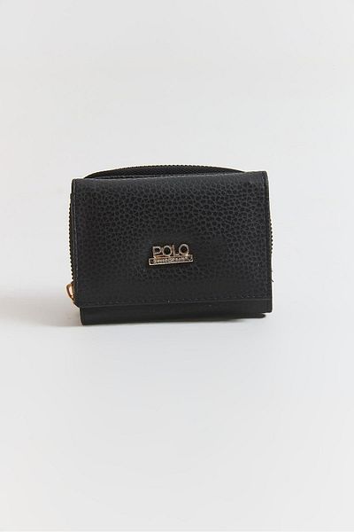 Raneel Kazançlı Alışveriş Mini Wallet with Zippered Pocket Cover Black