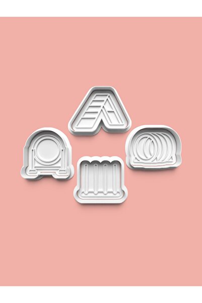 AKTASTORE Dog Activity Cookie Mold and Sugar Dough Mold Set of 4