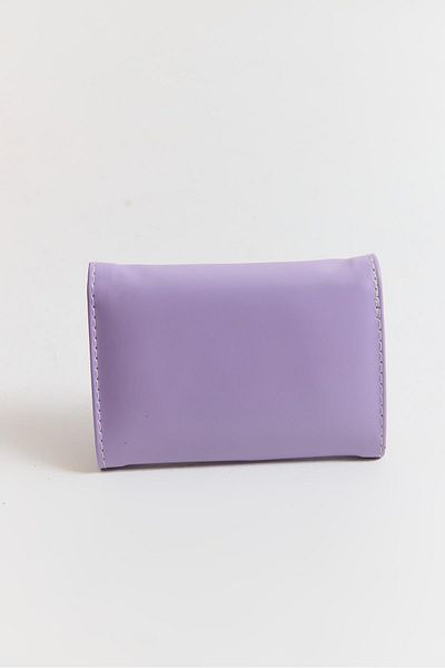 Raneel Kazançlı Alışveriş Soft Textured Multi-Eye Closure Wallet Lilac