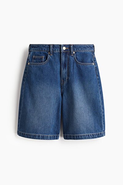 H&M Kot Bermuda Şort