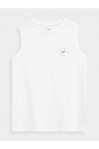4F Boy Tank top 4FJSS23TTSHM284 White