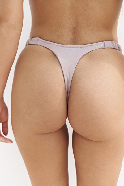 BOHEMAİ Βραζιλιάνικο λιλά μπικίνι με λεπτομέρεια Zahira Side Gather