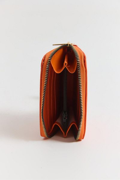Raneel Kazançlı Alışveriş Multi-pocket zippered wallet orange