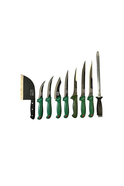 coshop Set of 9 professional butcher knives