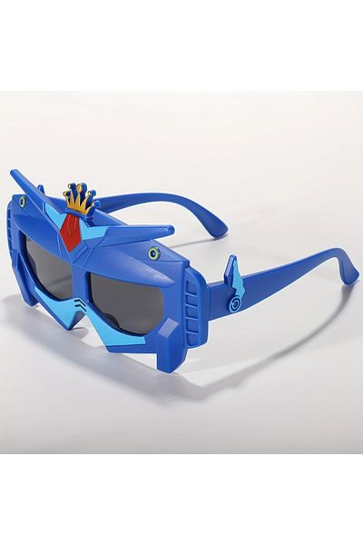 GlassySKY 1 Piece Children's Robot Sunglasses, Party Holiday Travel Photo Accessory Birthday Gift