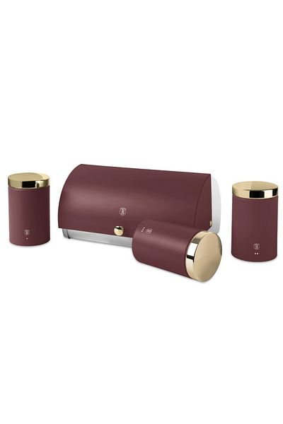 Berlinger Haus Bread box and food container set 4 pcs. Leonardo Collection