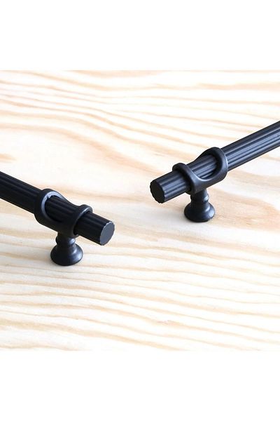 NUBLADO Arsin Furniture Drawer Kitchen Cabinet Cupboard Door Handles Handle Handle Black Metal Handle 128 Mm-12.8 cm