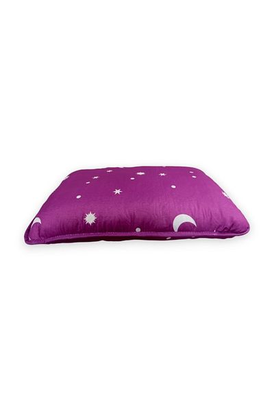 Coneltex Quilted pillow "Moon and Stars" Coneltex, 50 x 70 cm, square, anti-allergic filling, purple