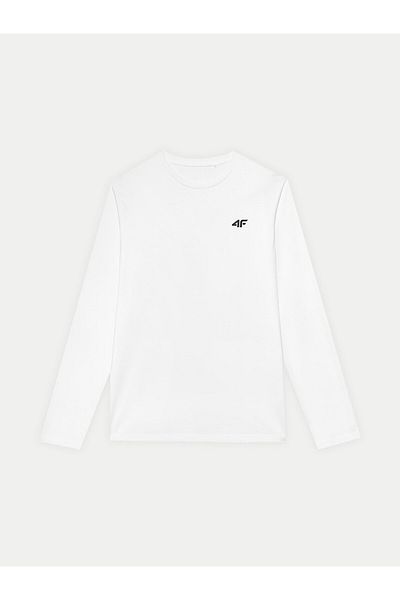4F Men's Longsleeve 4FWSS24TLONM217 White