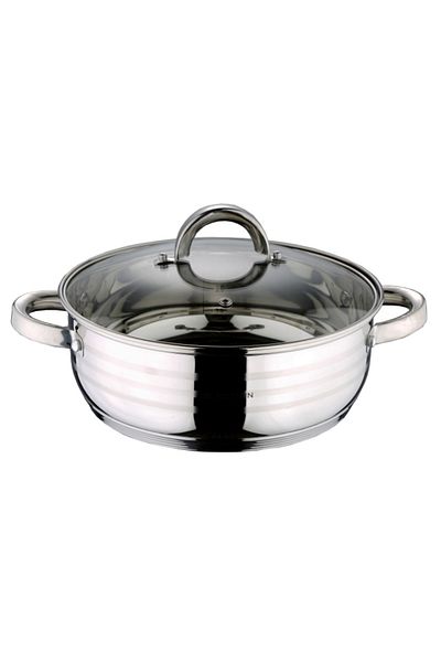 Blaumann Tray/pot with lid, stainless steel 24 cm Gourmet Line