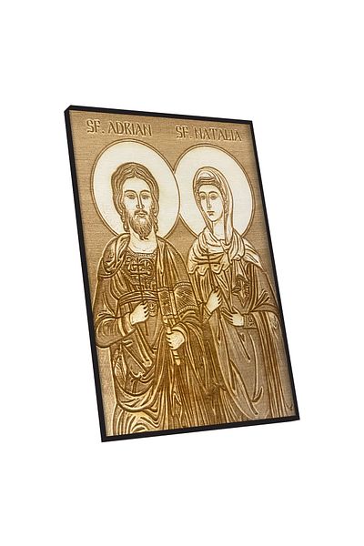 OEM Icoana Sfintii Adrian si Natalia 70 cm