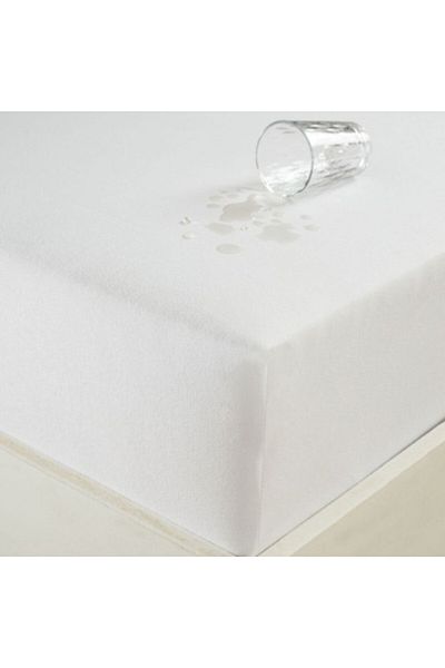 Çapa Home Waterproof cover with elastic 180x200cm white, Capa Home