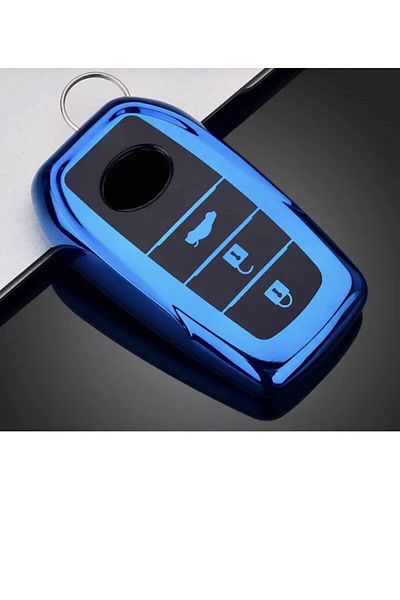 ŞENYILDIZ AKSESUAR For Toyota New Case Chr C-Hr Camry Corolla Cross Yaris Cross Prius Rav4 Key Case Cover 2.Please Refer to the Picture