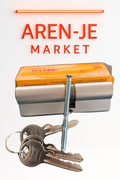 aren je Aren-Je 164 Gnc 6 Pin Standard Cylinder Lock – Castle Type
