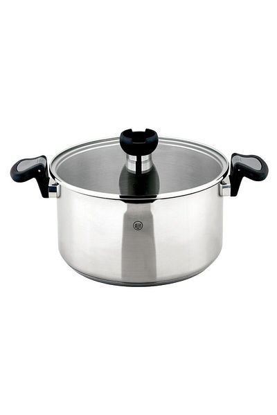 Carl Schmidt Sohn Oala cu sita capac inox Aron 24 cm