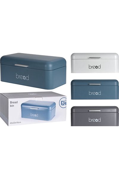 KELA Keck Lang Bread box with lid BREAD blue