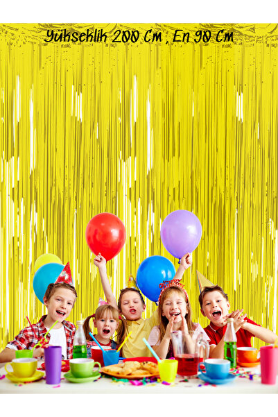 snowparty Decor metalizat auriu, perdea cu fundal strălucitor, ornament pentr...